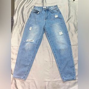 YMI Women's Dream High Rise Balloon Fit Jeans